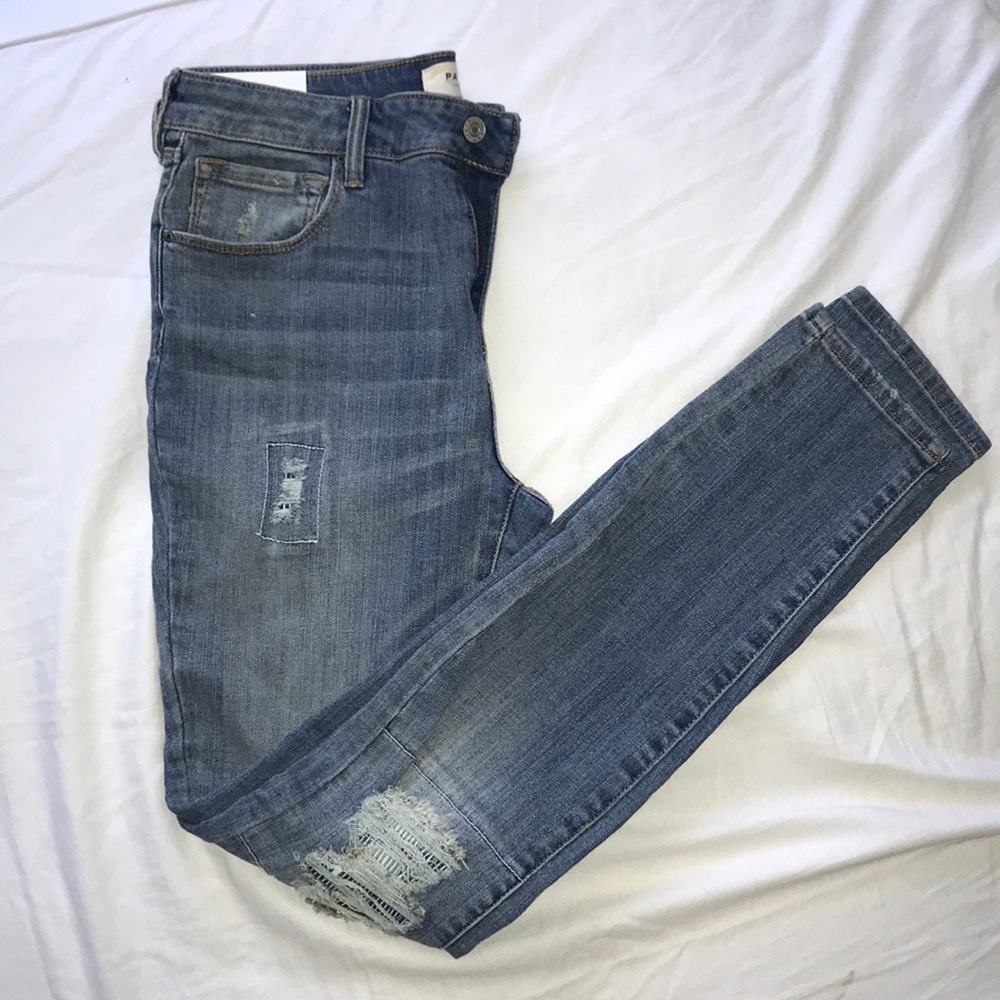 Light wash mid-rise skinniest Pacsun jeans